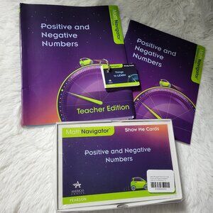 Pearson Math Navigator Positive and Negative Numbers Bundle Set